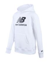 Moletom New Balance Boys Basketball Active Fleece branco 10-12 Moletom New Balance Boys Basketball Active Fleece branco 10-12