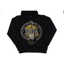 Moletom Nirvana Seattle Washington Blusa de Frio unissex banda de rock HCD392 RCH