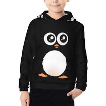 Moletom NiuKom Cute Penguin Boy para crianças de 7 a 20 anos