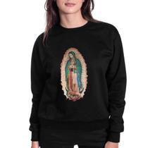Moletom Nossa Senhora De Guadalupe 100% Algodão Cristão Tamanho:GCor:Preto Moletom Nossa Senhora De Guadalupe 100% Algodão Cristão Tamanho:GCor:Preto