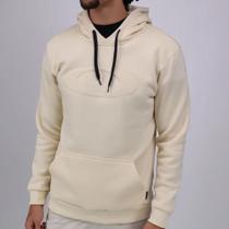 Moletom Oakley Canguru Big O 3D Logo WT25 Masculina Humus