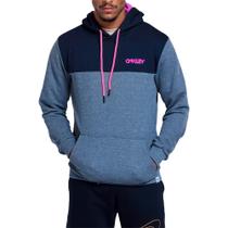 Moletom Oakley Canguru FP Block WT23 Masculino Simple Blue