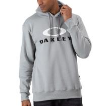 Moletom Oakley Fechado Dual Hoodie Masculino Cinza Claro