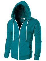 Moletom Ohoo DCF002 Slim Fit com Zíper em Algodão e Poliéster Moletom Ohoo DCF002 Slim Fit com Zíper em Algodão e Poliéster