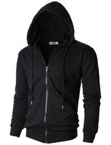 Moletom Ohoo DCF102 Leve com Capuz Slim Fit Moletom Ohoo DCF102 Leve com Capuz Slim Fit