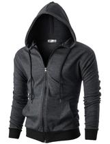 Moletom Ohoo DCF102 Masculino Slim Fit com Zíper Moletom Ohoo DCF102 Masculino Slim Fit com Zíper