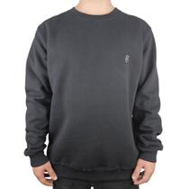 Moletom Okenheads Careca Bordado Preto