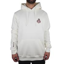 Moletom Okenheads Fechado Three Skulls Branco