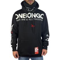 Moletom Onbongo Fechado Máscara Preto Moletom Onbongo Fechado Máscara Preto