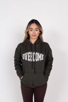 Moletom Overcome Canguru "College" Verde