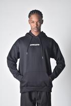 Moletom Overcome Canguru Draw Preto