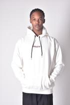 Moletom Overcome Canguru Dual Script Off White Moletom Overcome Canguru Dual Script Off White