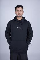 Moletom Overcome Canguru New Script Preto