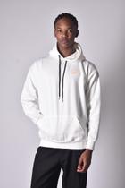 Moletom Overcome Canguru Smile For Haters 2.0 Off White