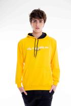 Moletom Overcome Canguru "Trip" Amarelo