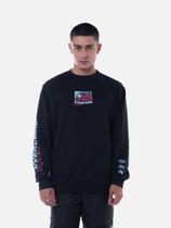 Moletom Overcome Careca Parallel Preto