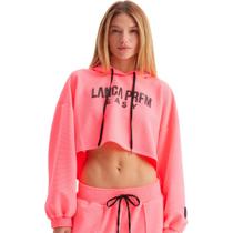 Moletom Oversized Easy Lança Perfume IN23 Rosa Feminino