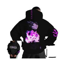 Moletom Oversized Super Saiyan Goku Dragon Ball Z Para Homens E Mulheres, Estilo Anime Streetwear