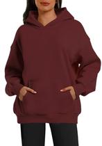 Moletom Oversized Vinho Kims Cosiart
