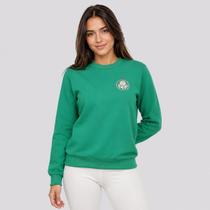 Moletom Palmeiras Embossed Feminina Verde