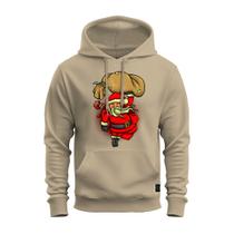 Moletom Papai Noel Estregador Blusa De Frio Quentinho Varias Cores