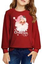 Moletom para meninas adolescentes da Bélgica, outono e primavera, Papai Noel, 8-9 anos Moletom para meninas adolescentes da Bélgica, outono e primavera, Papai Noel, 8-9 anos