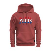 Moletom Paris Blusão Inverno Canguru Agasalho Aconchegante