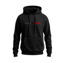 Moletom Paris Unissex Estampa Minimalista Flanelado Algodão