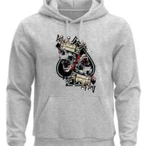 Moletom personalizado Com capuz e Bolso Cartas e Caveiras Moletom personalizado Com capuz e Bolso Cartas e Caveiras