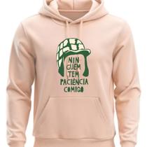 Moletom Personalizado Ninguem Tem paciencia