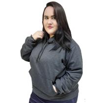 Moletom Plus Size Feminino E Masculino Blusa De Frio Liso