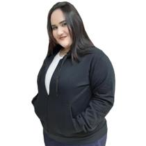 Moletom Plus Size Feminino E Masculino Moletom Com Zíper