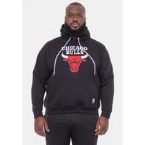 Moletom Plus Size NBA Chicago Bulls Capuz Masculino