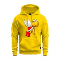 Moletom Premium Algodão Unissex Blusa De Frio Bolso e Capuz Tartaruguinha Anjo