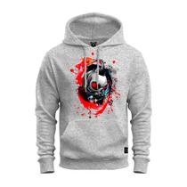 Moletom Premium Estampado Algodão Confortável Caveira Bomber