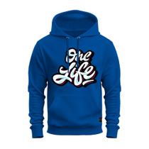 Moletom Premium Estampado Algodão Confortável One Life