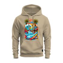 Moletom Premium Estampado Algodão Confortável Praia Style