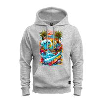 Moletom Premium Estampado Algodão Confortável Praia Style