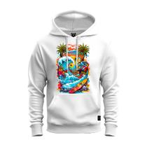 Moletom Premium Estampado Algodão Confortável Praia Style