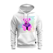 Moletom Premium Estampado Algodão Confortável Work Your