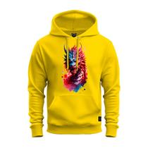Moletom Premium Estampado Confortável Canguru Dragon Furia