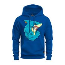 Moletom Premium Estampado Confortável Canguru Shark Maromba