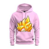 Moletom Premium Unissex Algodão Confortável Estampado Goku Saiajim