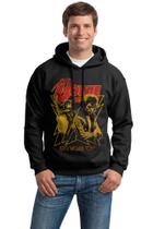 Moletom Preto da Banda David Bowie C/Capuz Bomber Rock