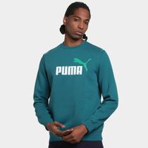Moletom Puma Ess 2 Color No. 1 Crew Fl Masculino Moletom Puma Ess 2 Color No. 1 Crew Fl Masculino