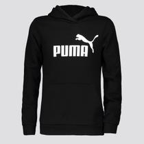 Moletom Puma Essential Logo Juvenil Preto