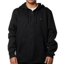 Moletom Quiksilver Aberto Embroidery 280G WT25 Preto Moletom Quiksilver Aberto Embroidery 280G WT25 Preto