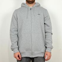 Moletom Quiksilver Aberto Embroidery Cinza Mescla - Masculino