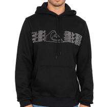Moletom Quiksilver Canguru Big Block WT26 Masculino Preto Moletom Quiksilver Canguru Big Block WT26 Masculino Preto
