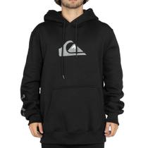 Moletom Quiksilver Canguru Comp Logo WT25 Masculino Preto Moletom Quiksilver Canguru Comp Logo WT25 Masculino Preto